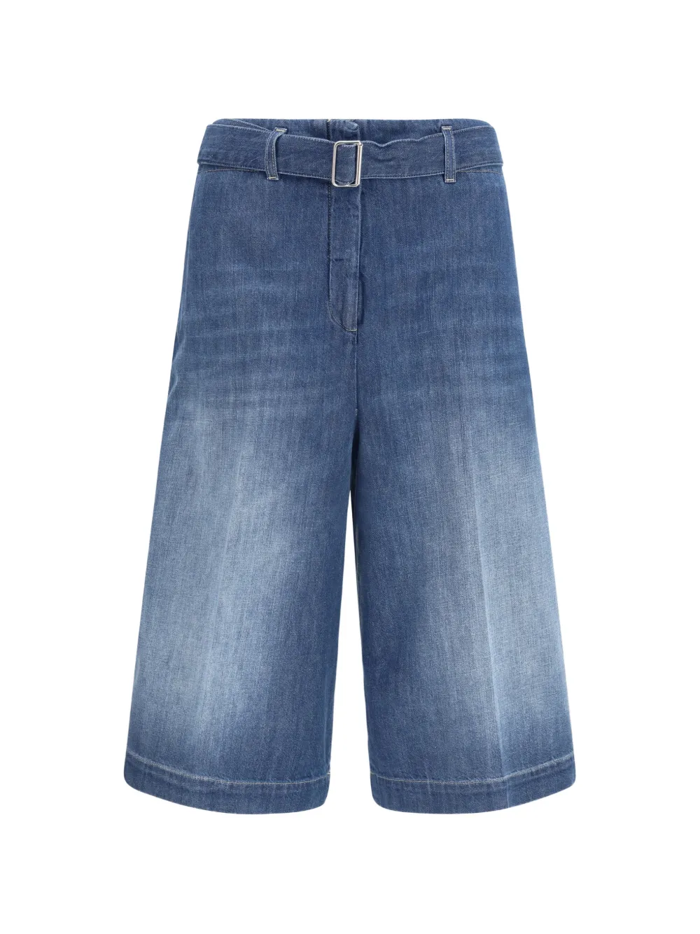 True Royal belted knee-length shorts - Blu