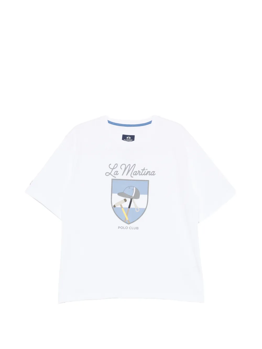 La Martina logo-print T-shirt - Bianco