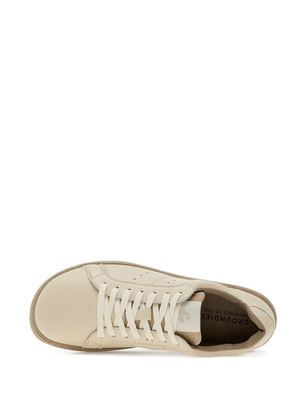GROUNDIES leather sneakers Beige