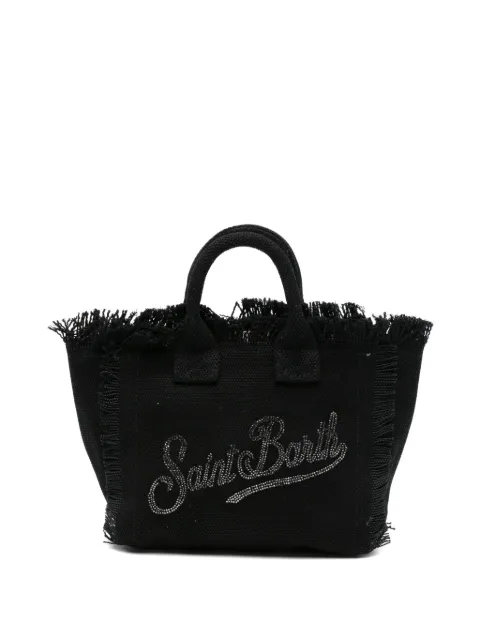 MC2 Saint Barth Vanity rhinestone-embellished frayed tote bag