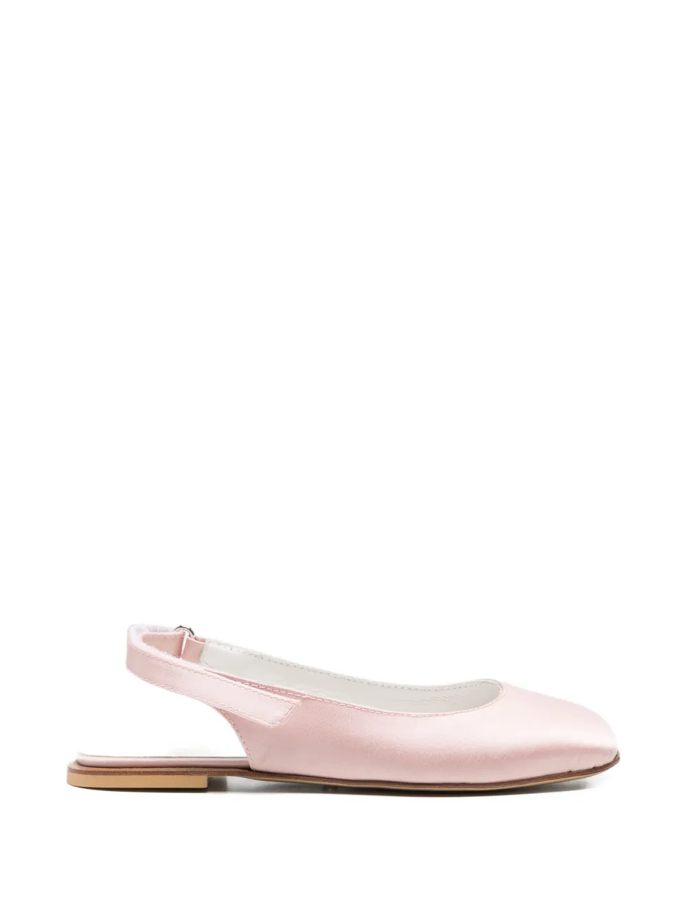 MONTELPARE TRADITION satin slingback ballet flats - Rosa