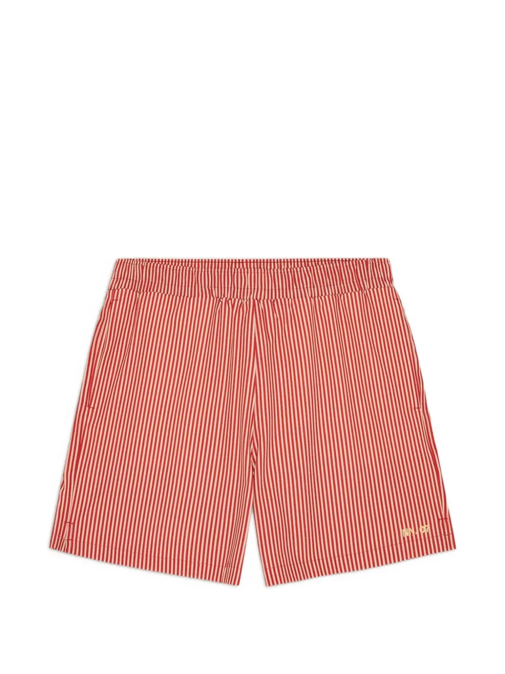 NN07 Holiday striped swim shorts - Rosso