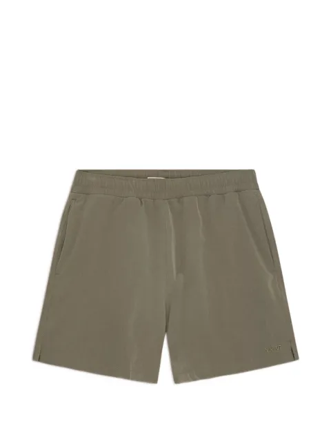 NN07 Holiday logo-detail swim shorts