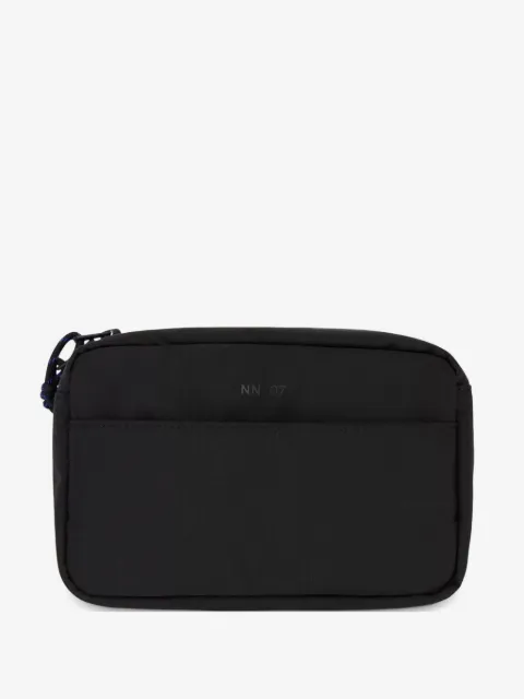 NN07 logo-print wash bag