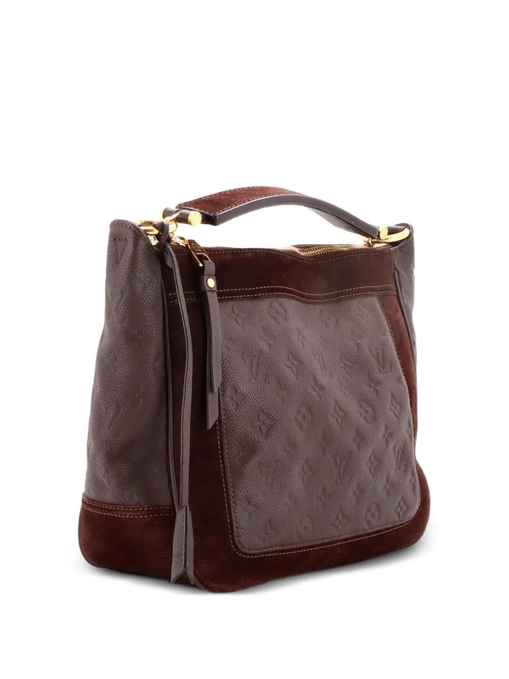 Louis Vuitton Pre-Owned Audacieuse Handbag Monogram Empreinte Leather PM shoulder bag - Marrone