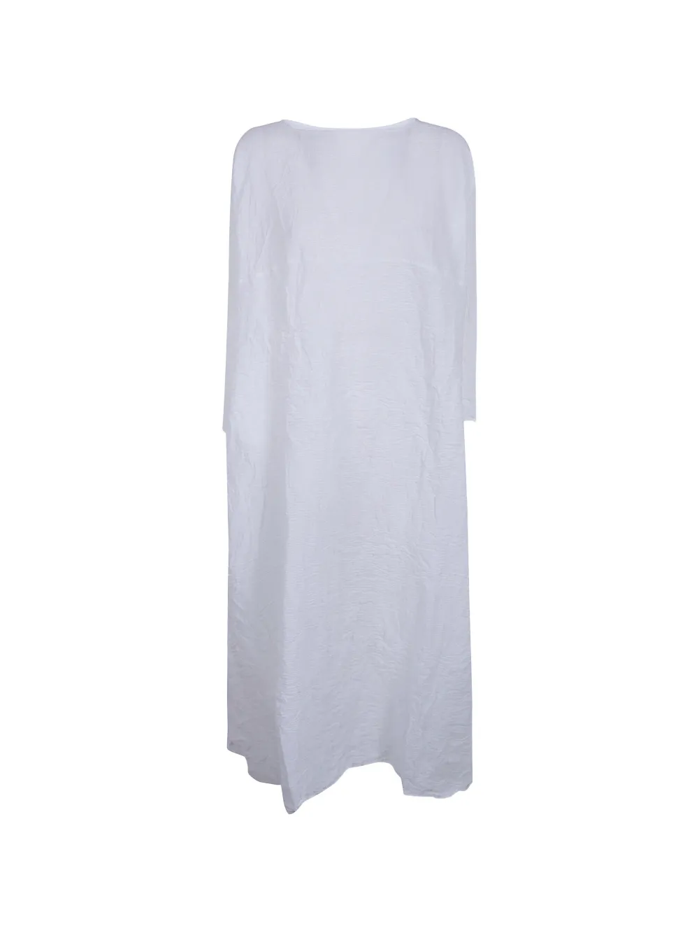 Daniela Gregis crinkled-finish cotton dress - Bianco