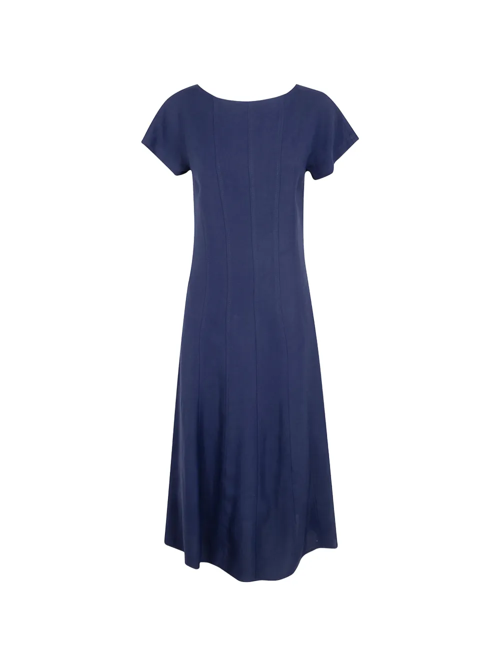 Antonelli panelled short-sleeve midi dress - Blau
