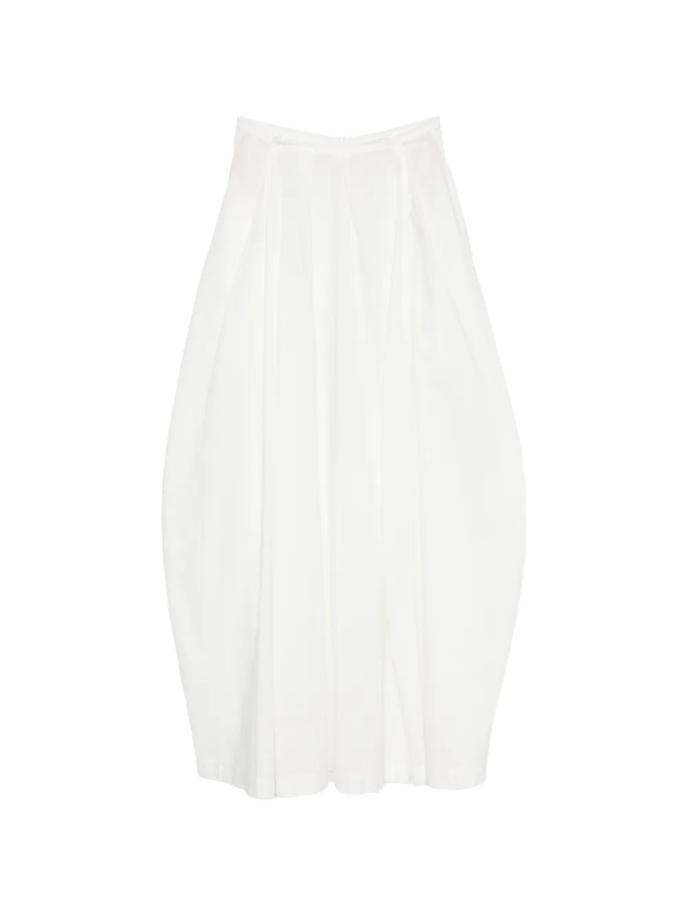 Jucca pleated maxi skirt - Bianco