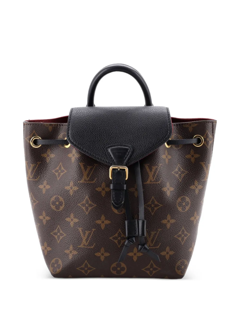 Louis Vuitton Pre-Owned Montsouris NM Monogram Canvas with Leather BB backpack - Brown