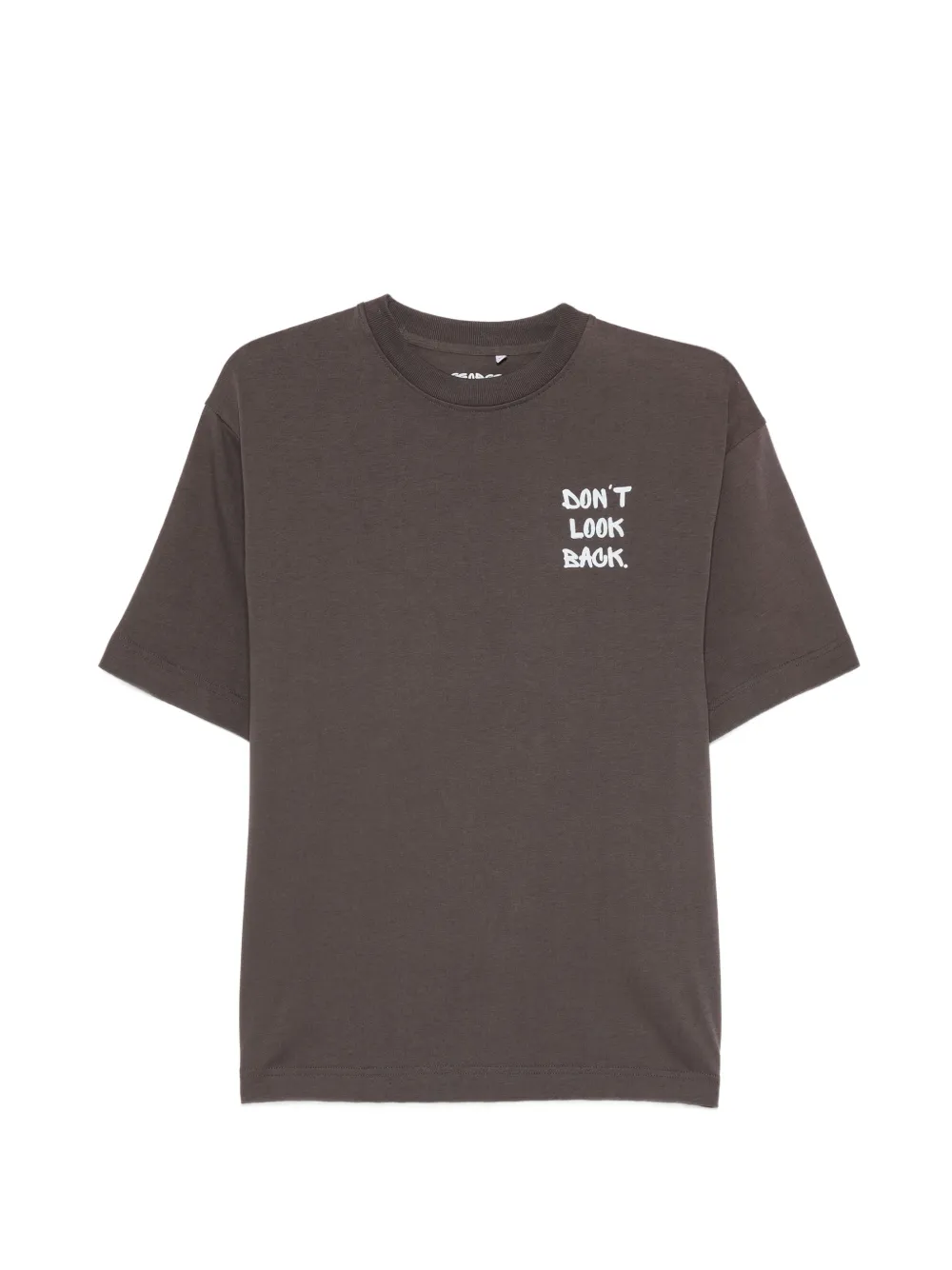 GEORGE. logo-print T-shirt - Marrone