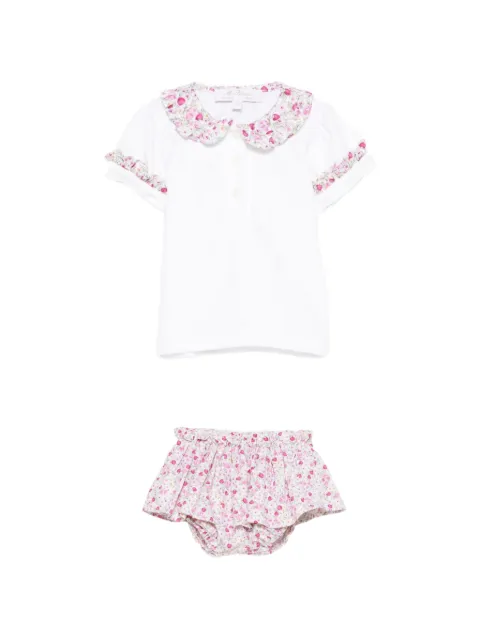 Mariella Ferrari set de mameluco con estampado floral