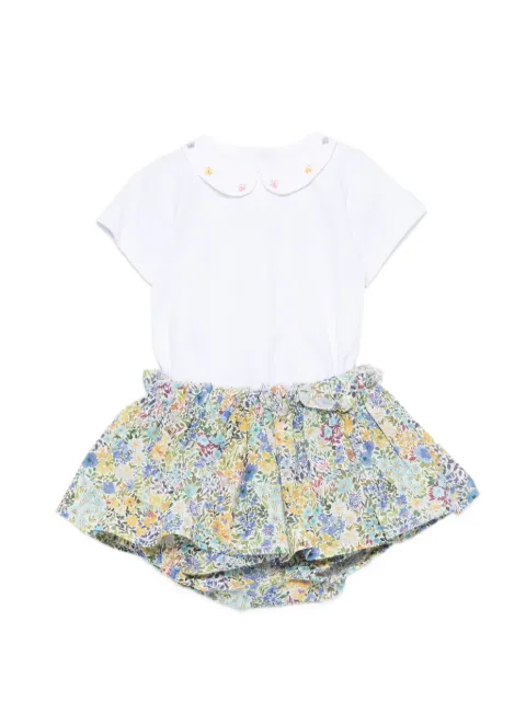 Mariella Ferrari floral-print ruffled bloomers set (set of two)