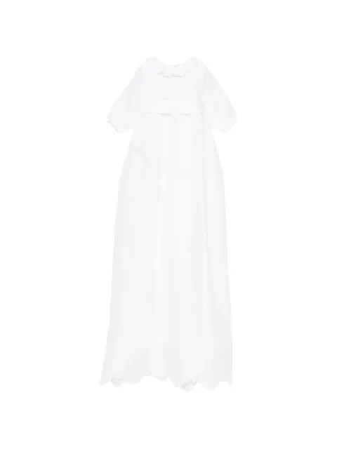 JESURUM BABY ruffled scalloped-hem dress