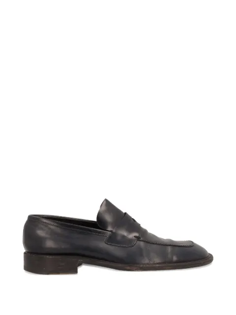 Prada Pre-Owned square-toe penny loafers