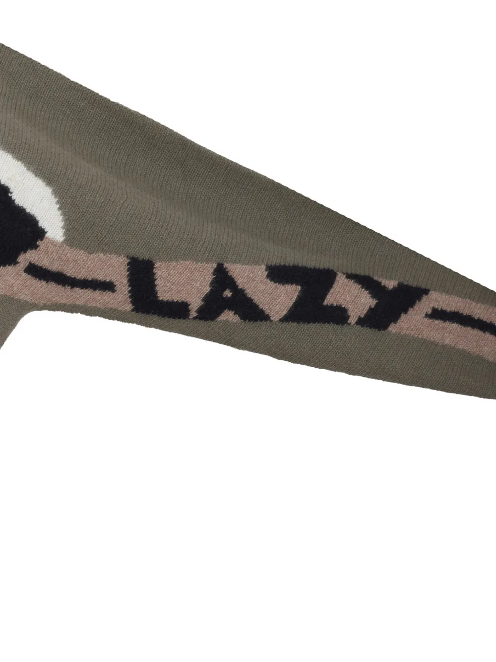  Krizia Pre-owned Jersey Con Panda Estampado - Verde 