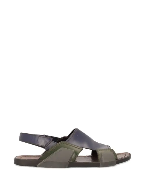 Prada Pre-Owned panelled touch-strap sandals
