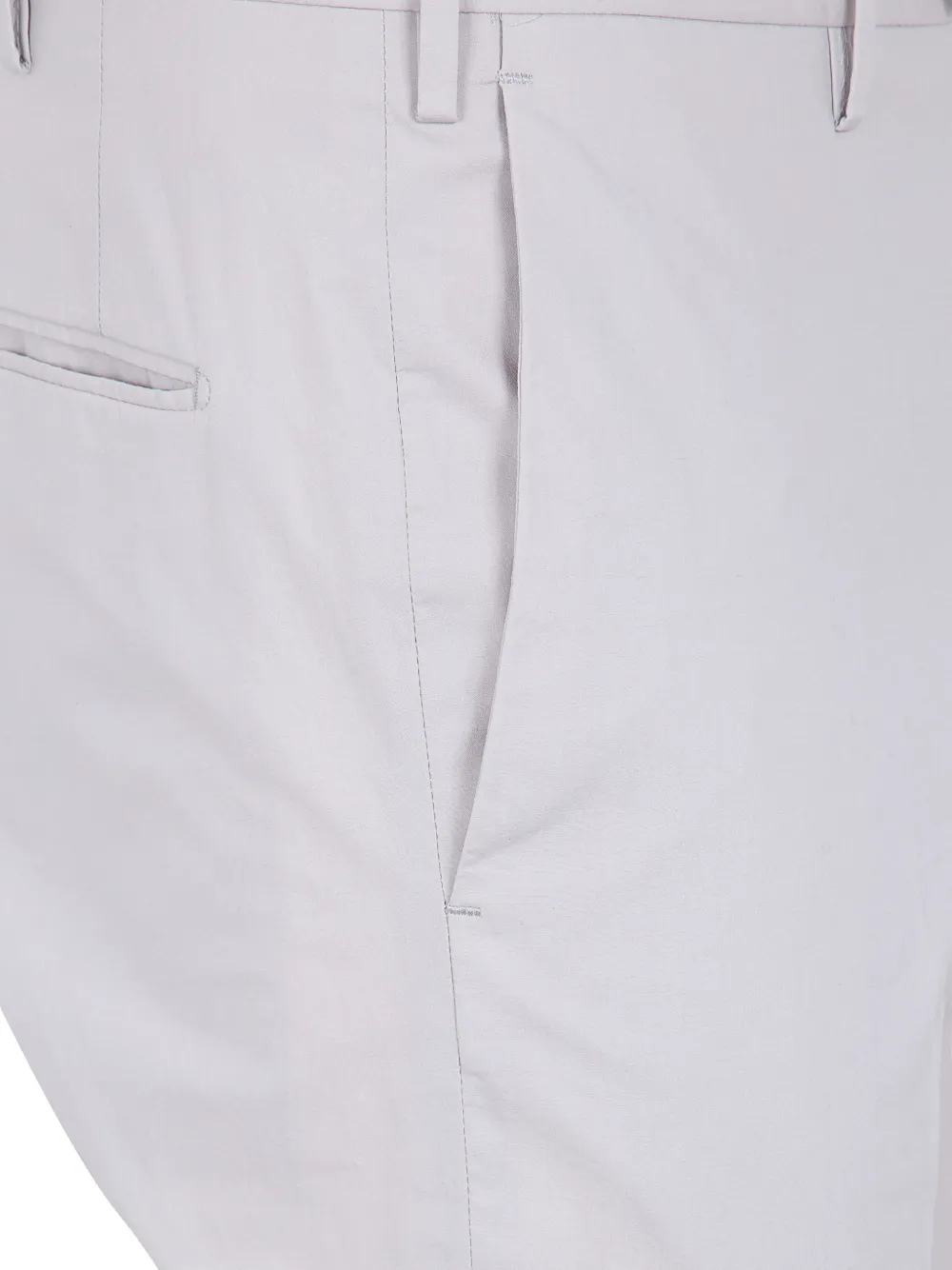 Incotex Pantalon met riemlussen Grijs