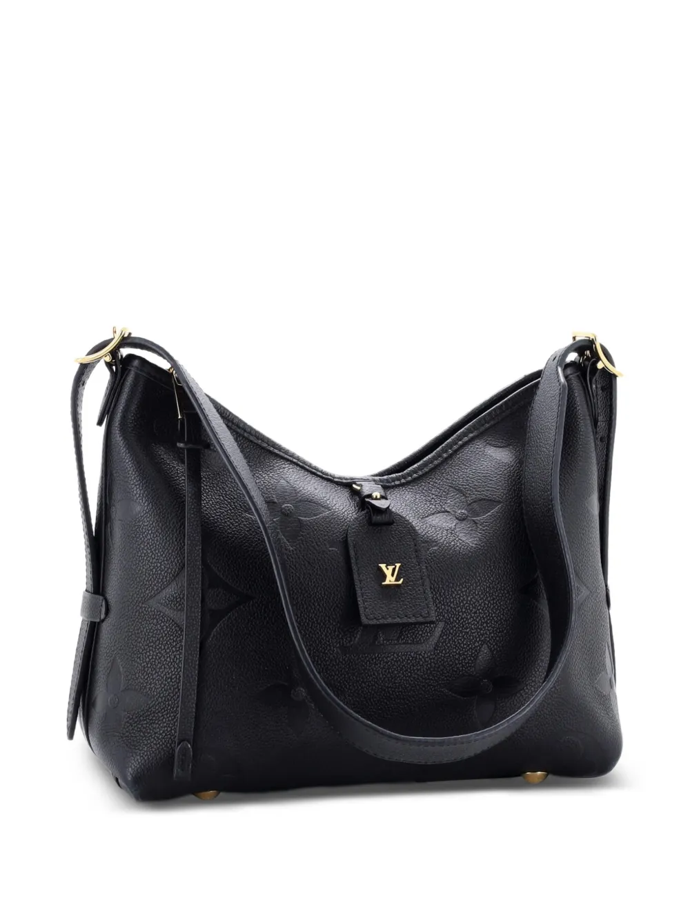 Louis Vuitton Pre-Owned CarryAll Monogram Empreinte Giant PM hobo bag - Nero