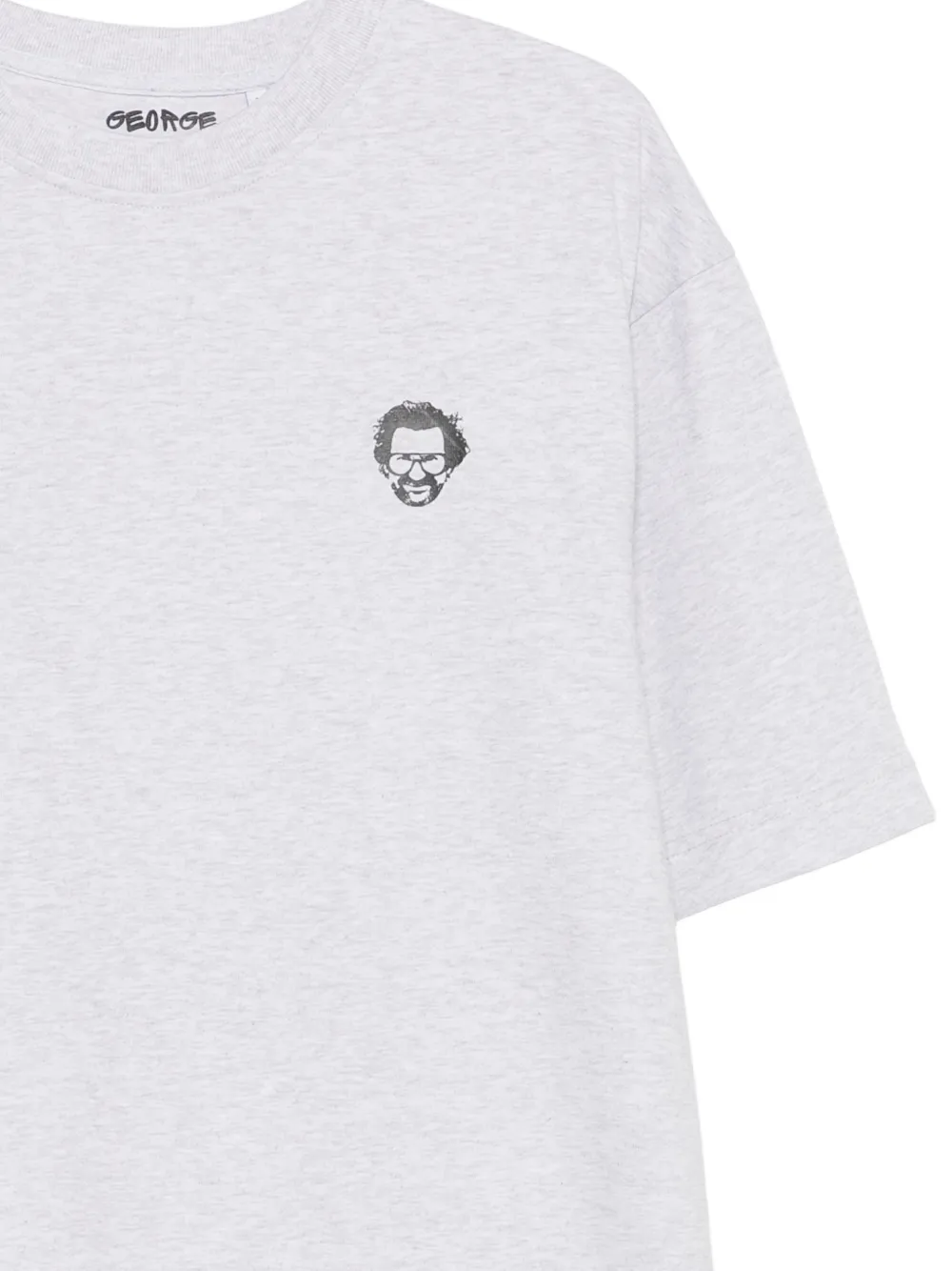  George. Camiseta Con Estampado Gráfico - Gris 