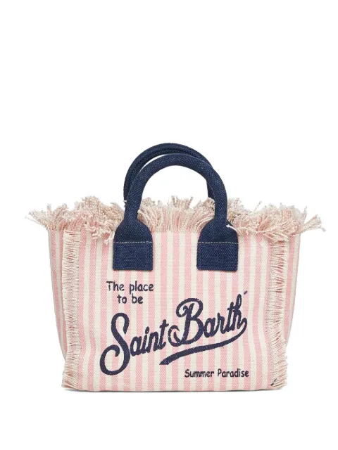 MC2 Saint Barth mini Vanity striped-pattern tote bag