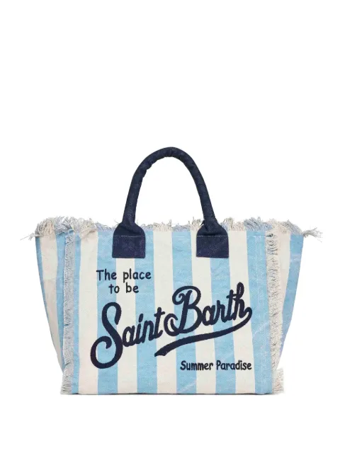 MC2 Saint Barth regular Vanity vertical-stripes tote bag