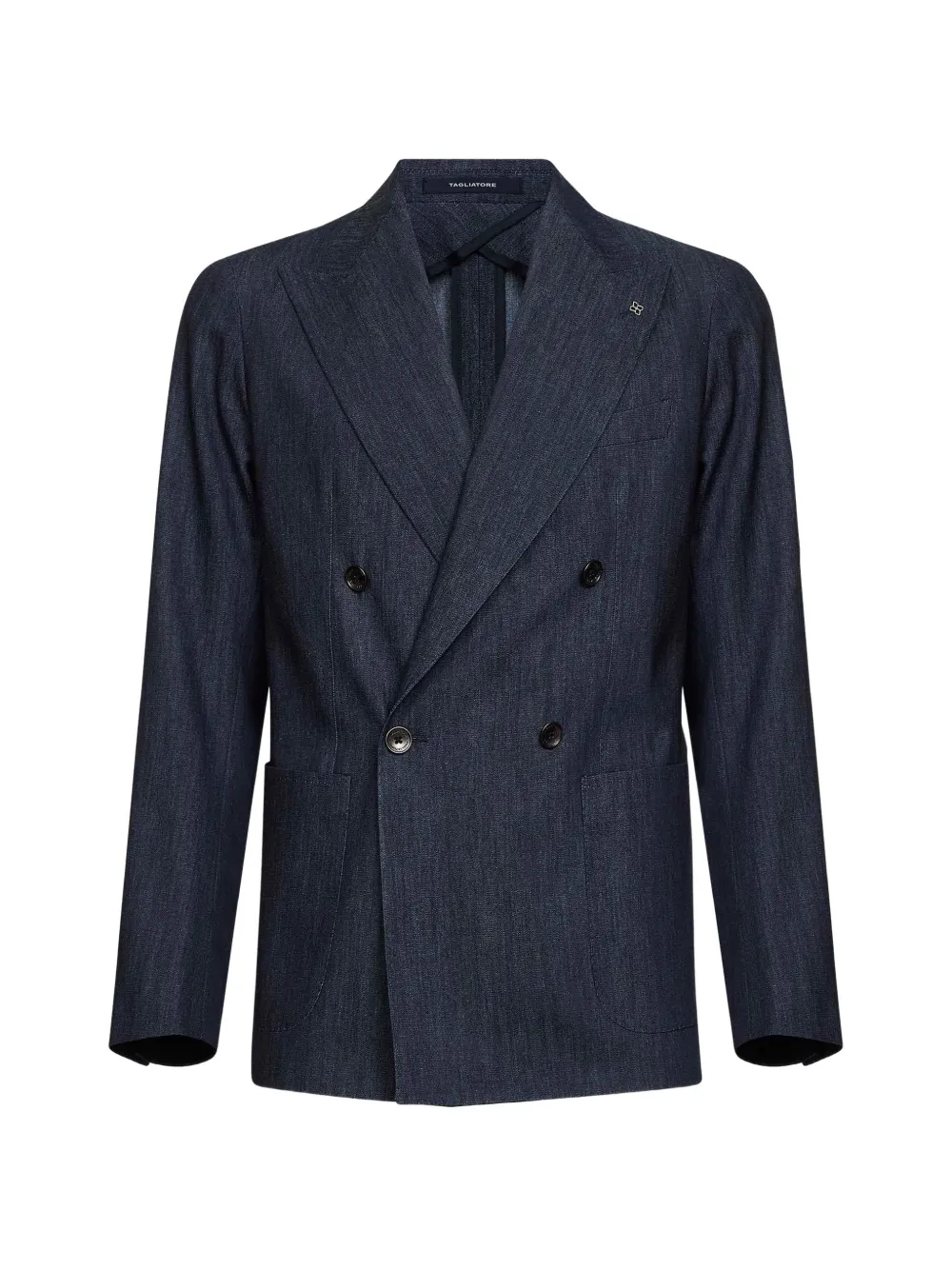 Tagliatore double-breasted peak-lapel blazer - Blue