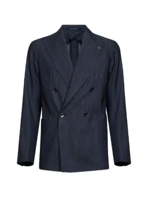 Tagliatore Dakar シアサッカージャケット | ブルー | FARFETCH JP