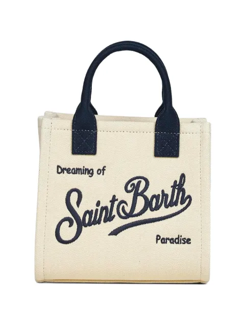 MC2 Saint Barth logo-embroidered Vanity shoulder bag