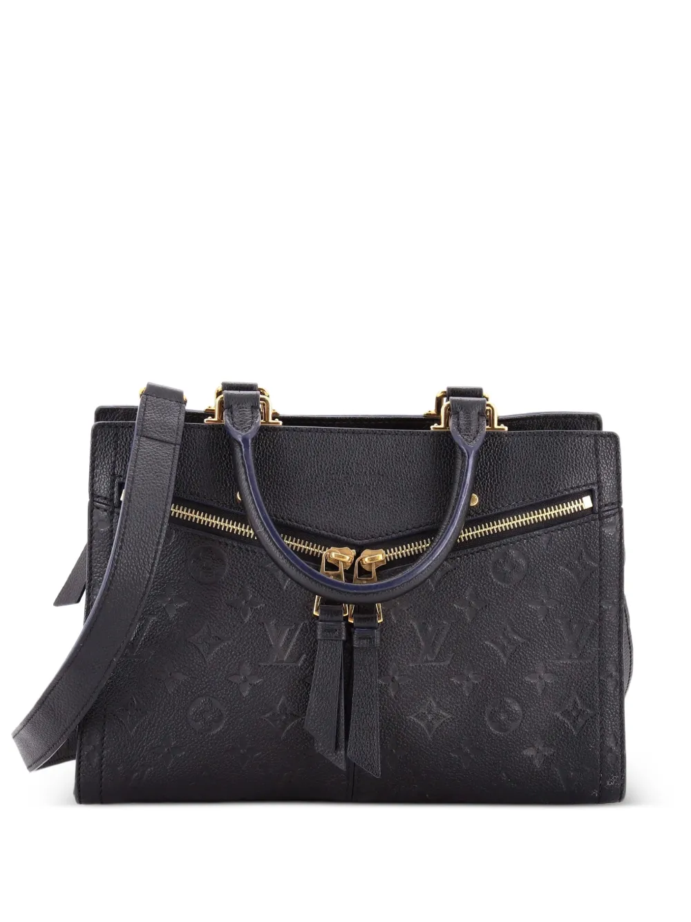 Louis Vuitton Pre-Owned Borsa tote Sully PM in pelle Empreinte con monogramma - Nero