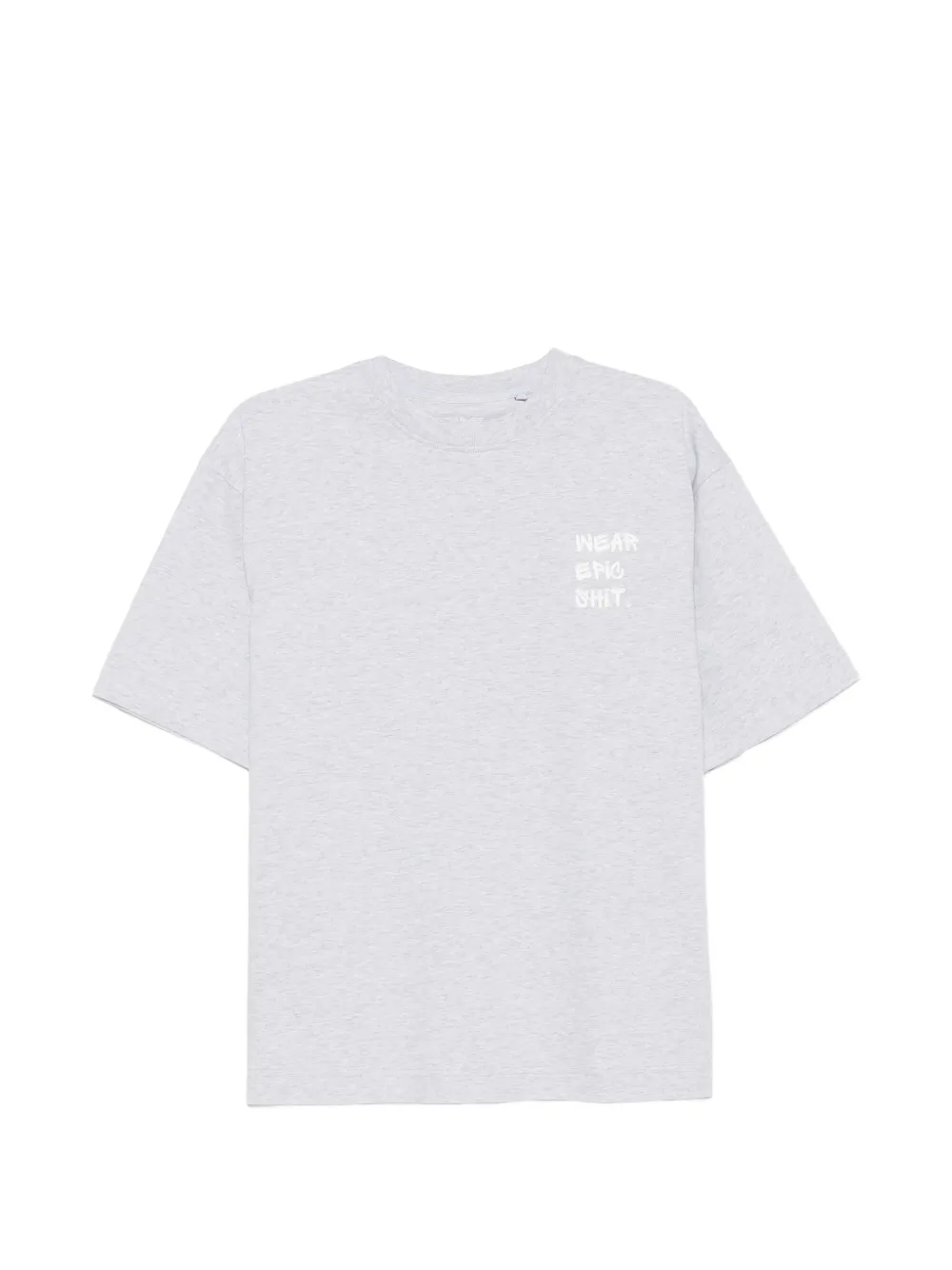 GEORGE. slogan-print T-shirt - Grau