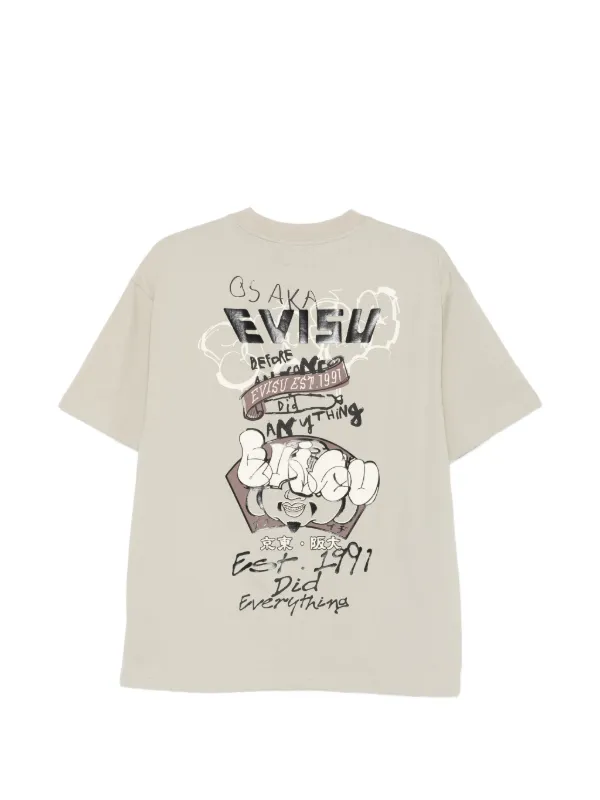EVISU Camiseta Com Estampa | Verde | FARFETCH BR