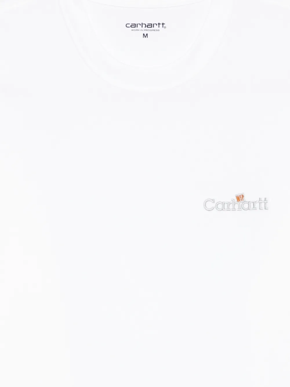 Carhartt WIP T-shirt met geborduurd logo Wit