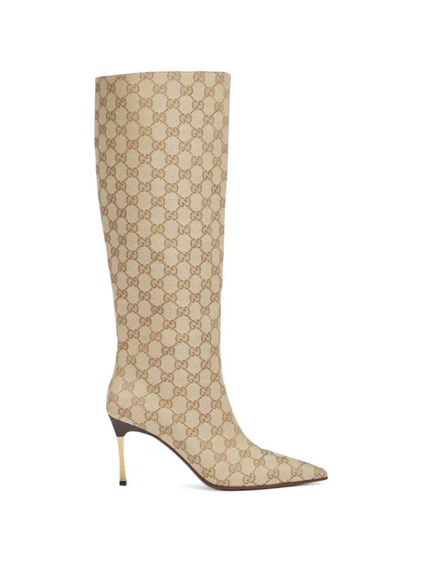 Gucci Bombshell Boots in Neutrals