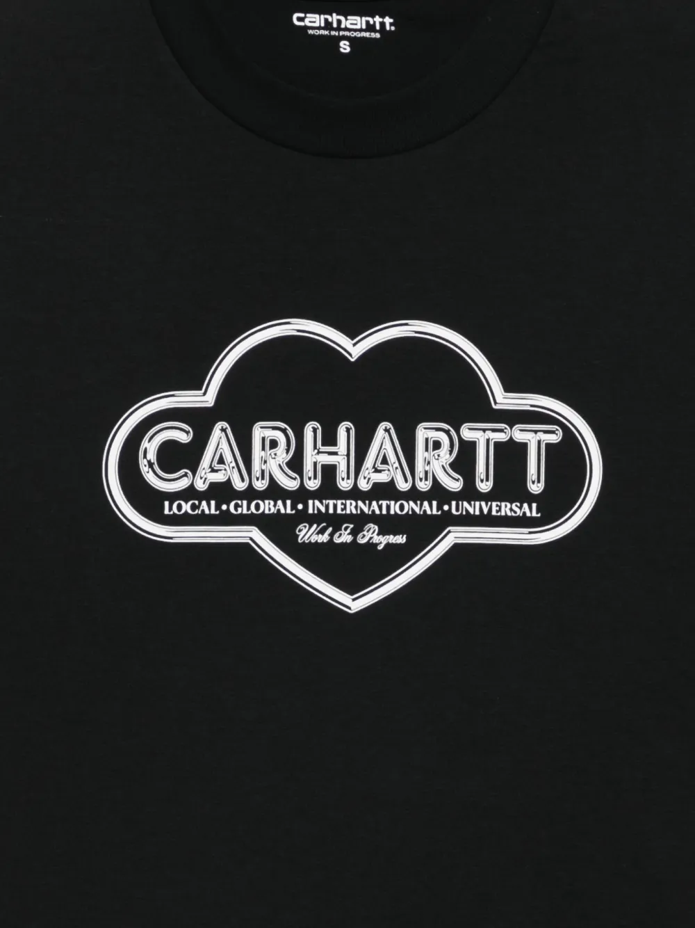 Carhartt WIP Cloud Heart T-shirt Zwart