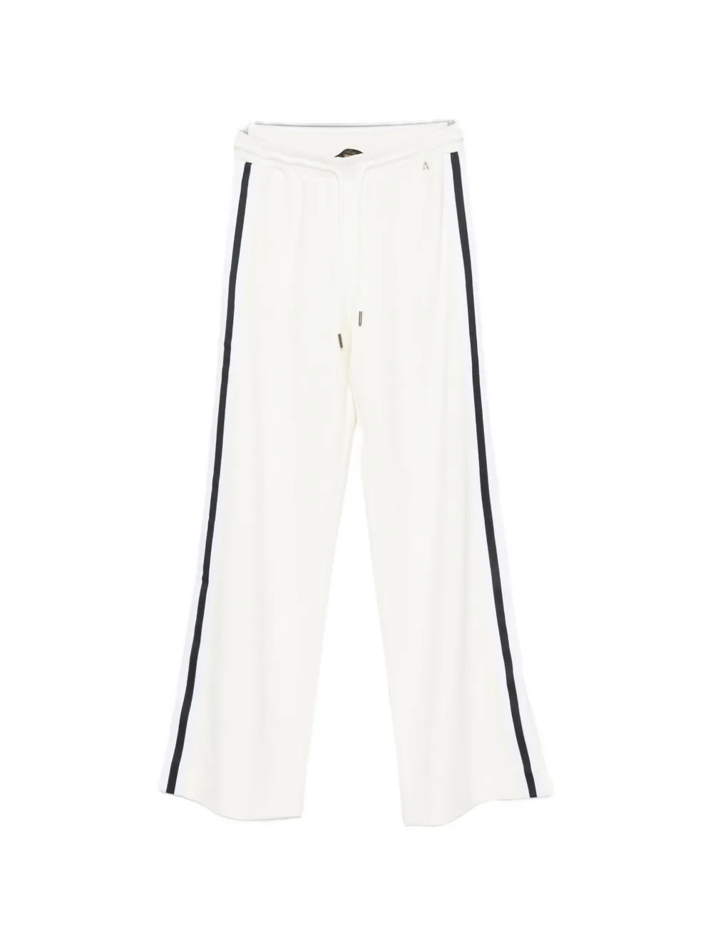 TWINSET side-stripe track pants - Bianco