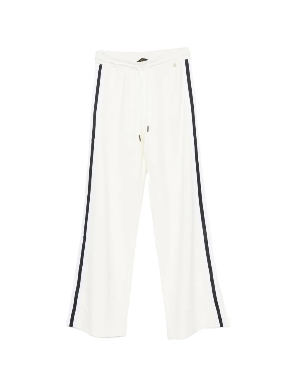 TWINSET side-stripe track pants - Bianco