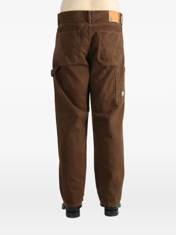 Vowels Overdyed Painter straight-leg Jeans | Brown | FARFETCH
