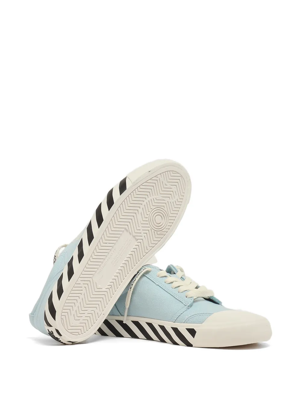 Off-White Vulcanized lace up sneakers Blauw