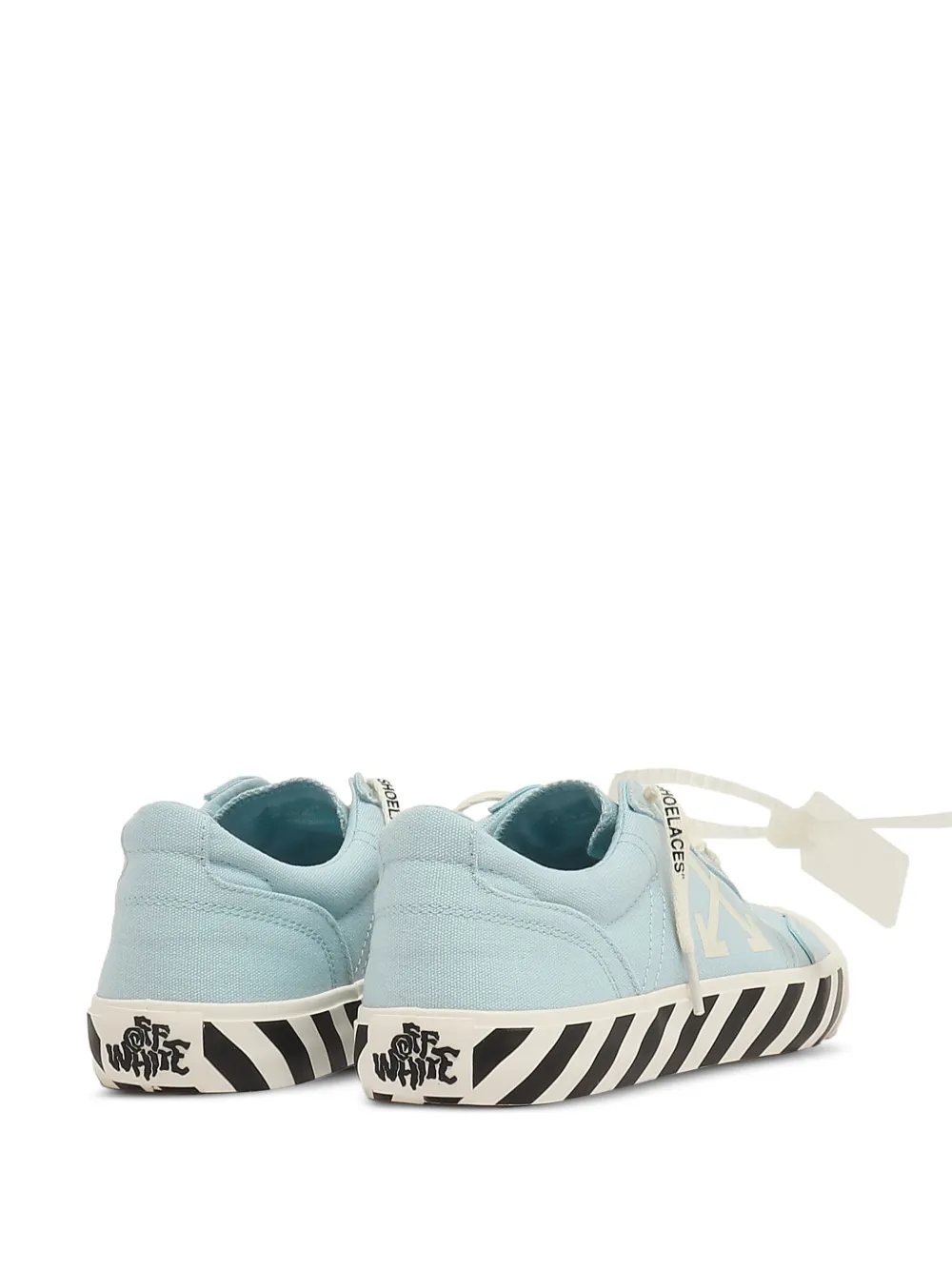 Off-White Vulcanized lace up sneakers Blauw