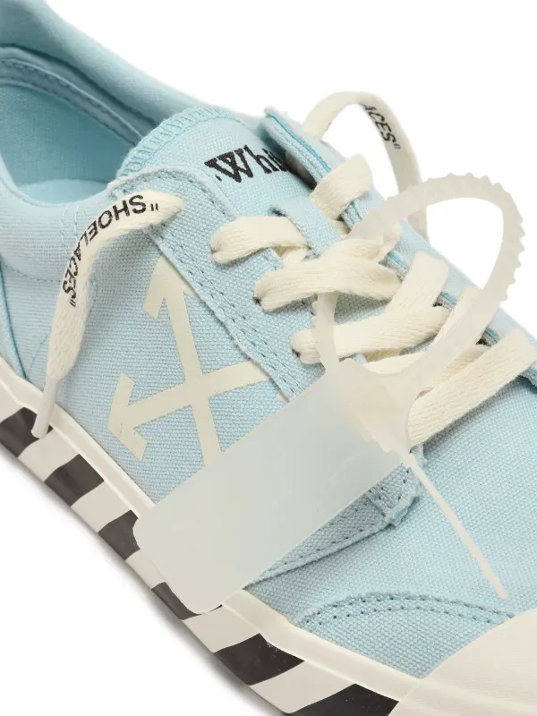 Off-White バルカナイズ レースアップスニーカー | ブルー | FARFETCH JP