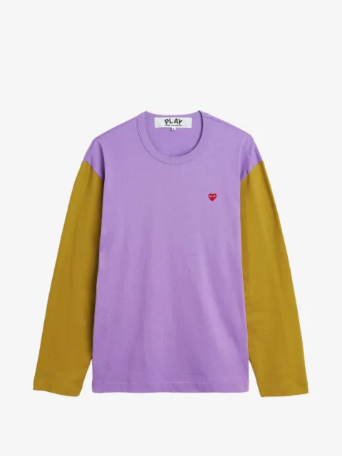 Comme Des Garçons Play heart-patch long-sleeves T-shirt