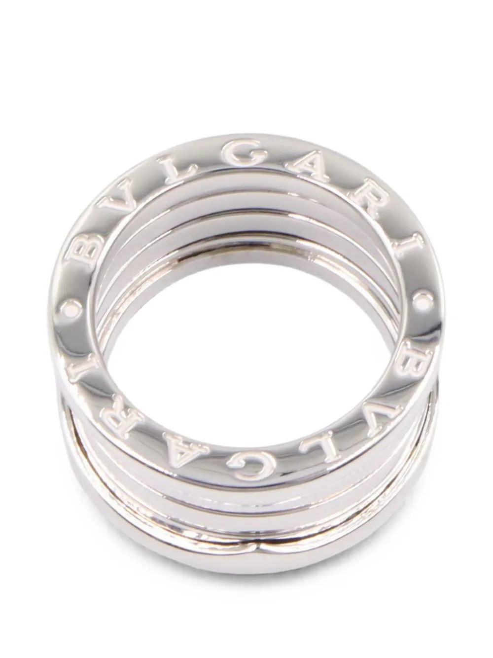 Bvlgari Pre-Owned 2010s B-zero1 four-band ring - Argento