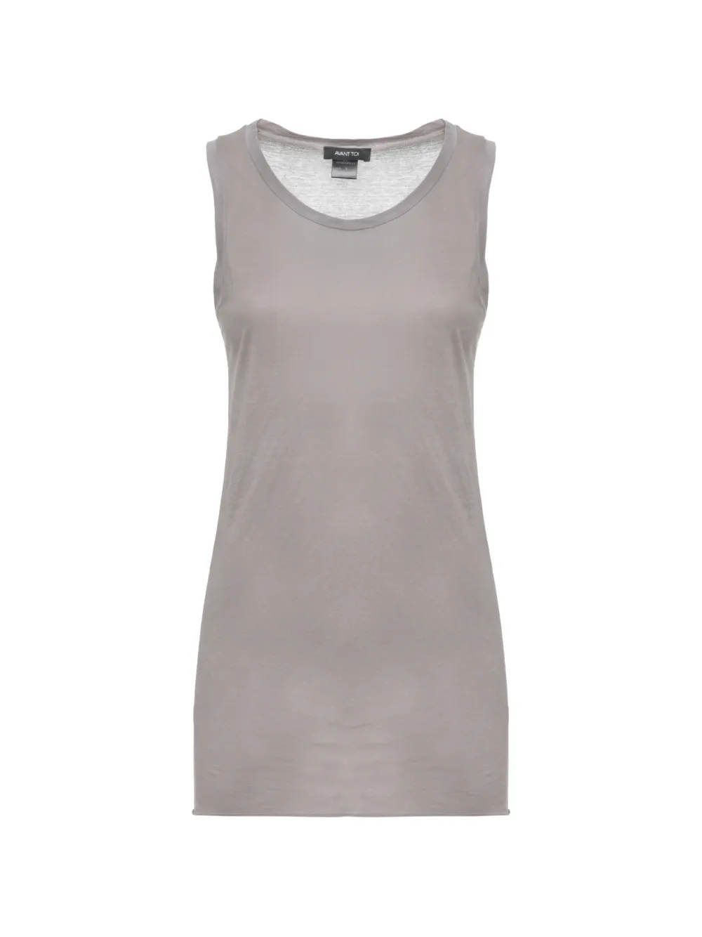 Avant Toi scoop-neck vest - Grau