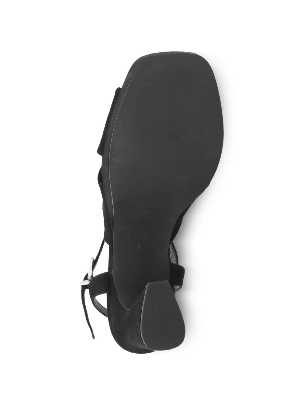 Ash knotted suede sandals Zwart