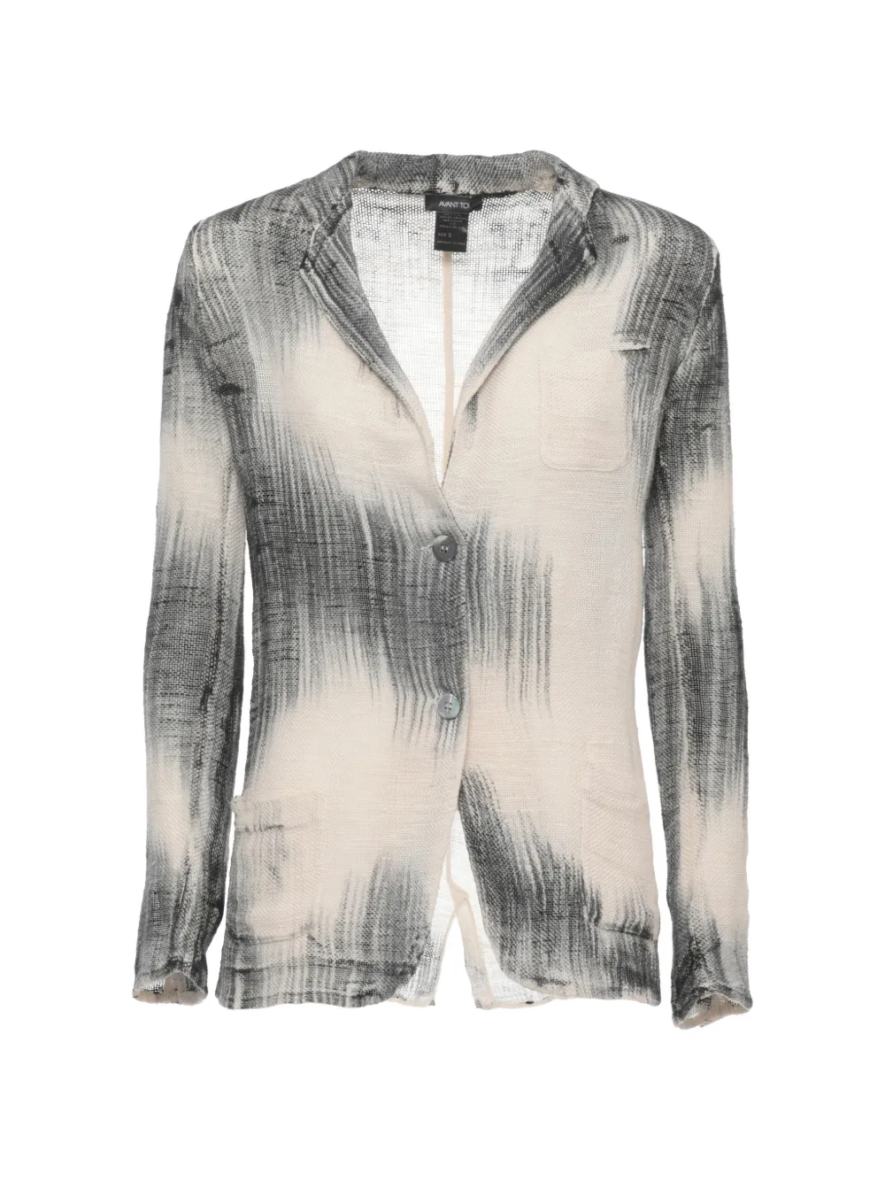 Avant Toi long-sleeve buttoned blazer - Bianco