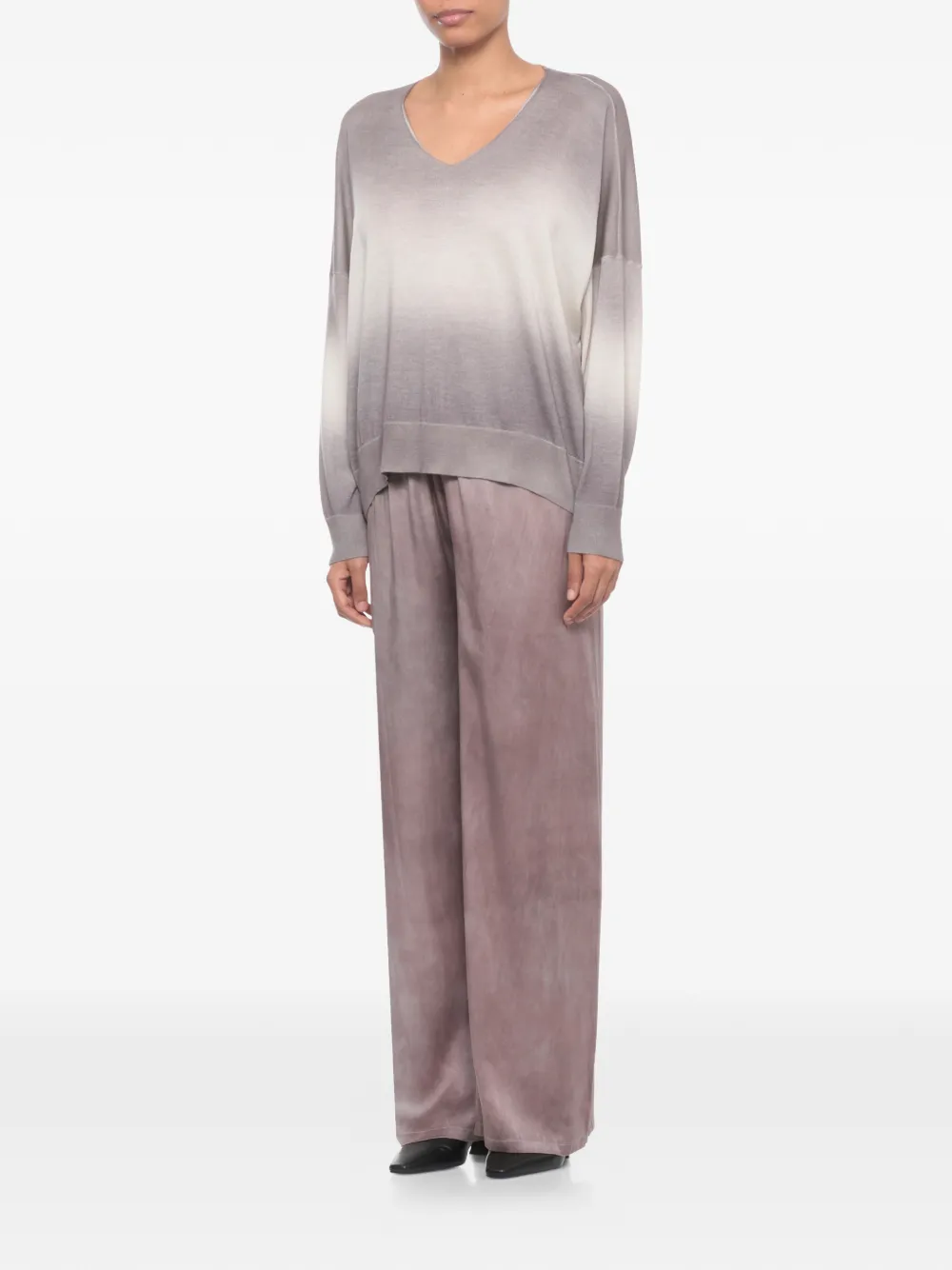  Avant Toi Jersey Con Efecto Sombreado - Gris 
