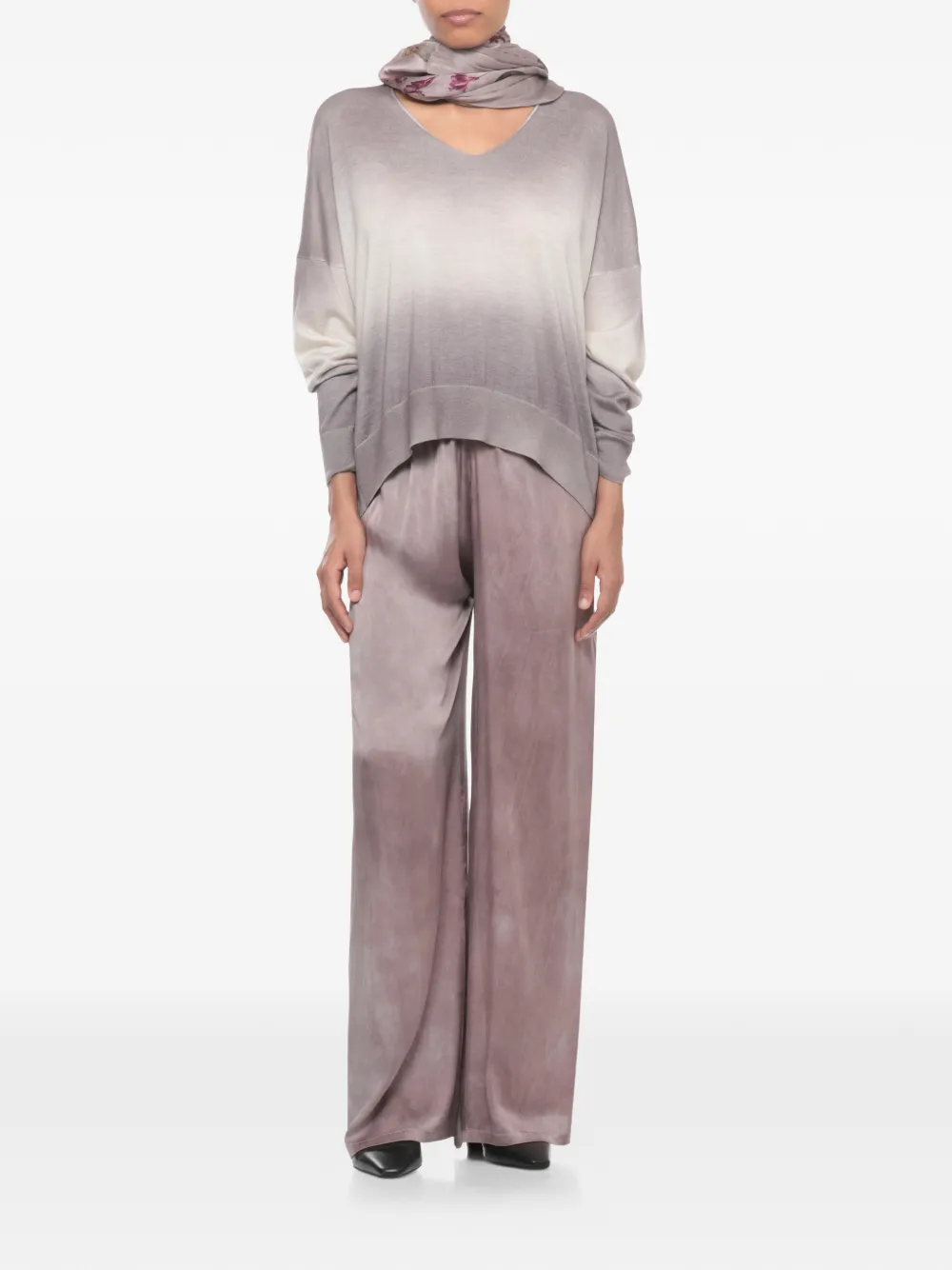  Avant Toi Jersey Con Efecto Sombreado - Gris 