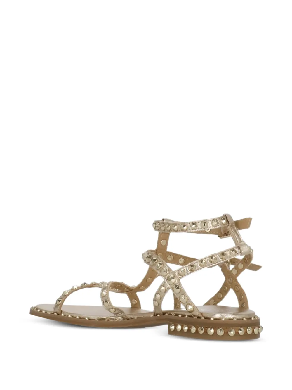 Ash stud-embellished leather sandals Goud