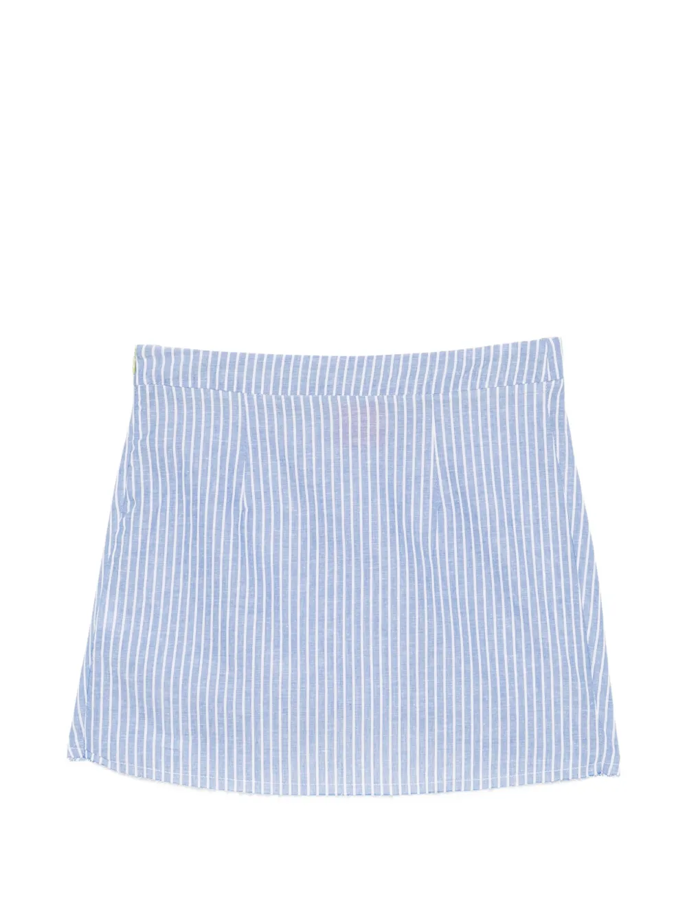 Merci Gestreepte plooirok Blauw