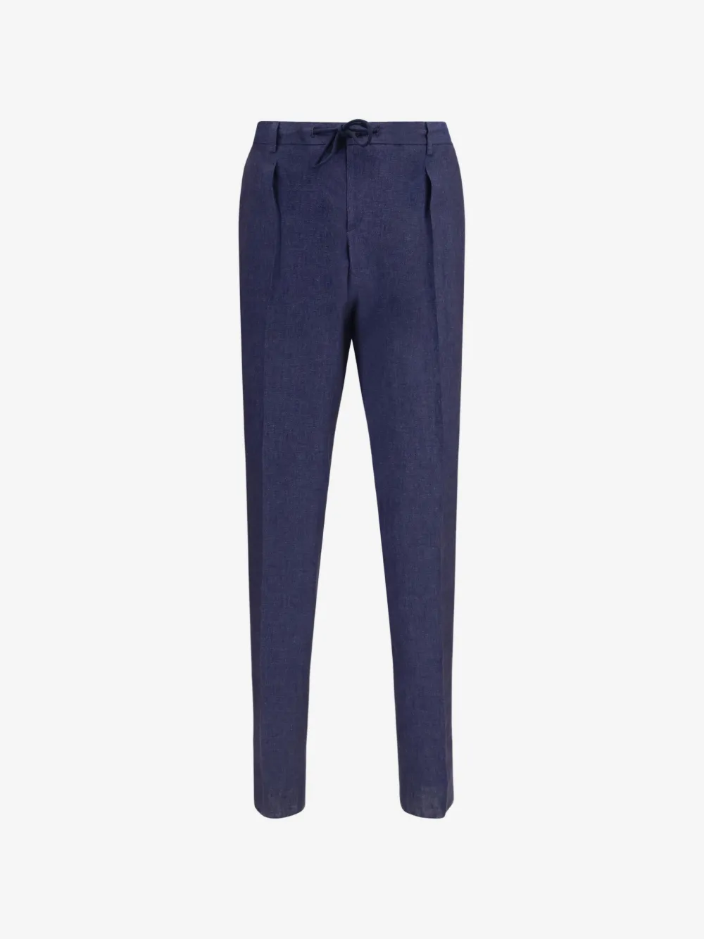 GI CAPRI drawstring linen trousers | Blue | Image 1